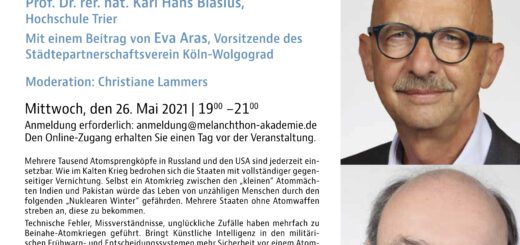 Flyer zur Veranstaltung am 26.5.2021
