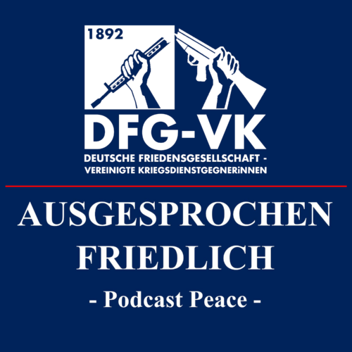 Logo auf dunkelblauem Grund