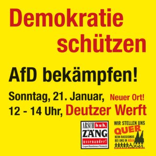 Demokratie schützen – AFD bekämpfen!