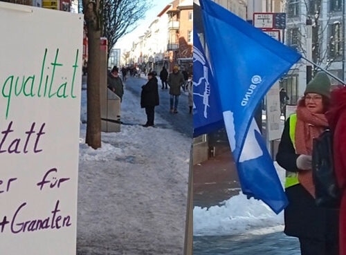 Rüstungsproduktion in Troisdorf unerwünscht - Demo am 20.1.24