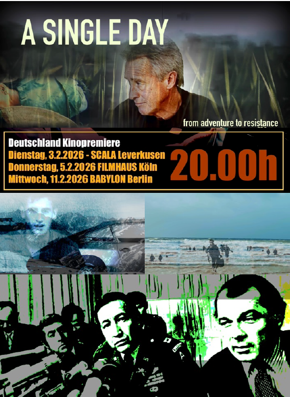 Collage zur Premiere des Dokumentationsfilms "A Single Day"