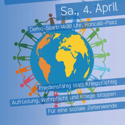 Plakat zum Ostermarsch