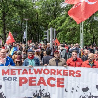 Metalos in Brüssel Metalworker
