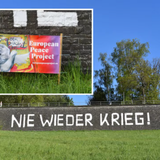 Nie wieder Krieg - Titel zum European Peace Project 2026
