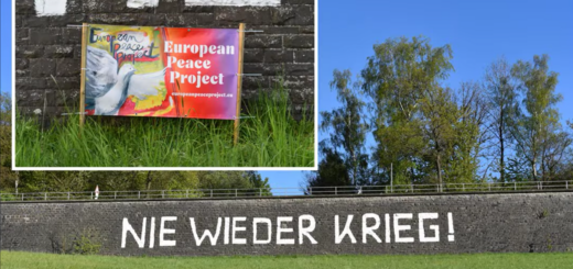 Nie wieder Krieg - Titel zum European Peace Project 2026